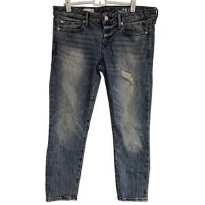 Women's Gap "Always Skinny" Distressed Acid Wash Jeans | Size 29 Short